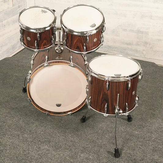 Used Sonor Vintage 4pc Drum Set Rosewood Semi Gloss - Good - Drum Center Of Portsmouth