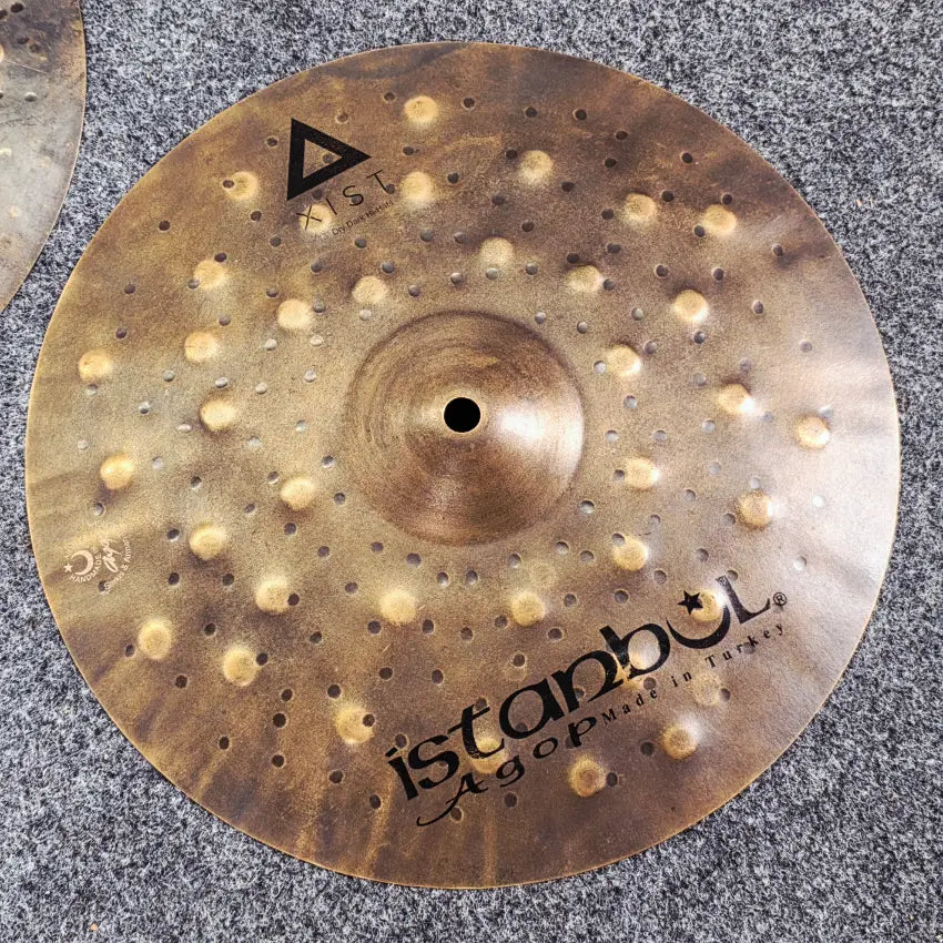 Used Istanbul Agop Xist Dry Dark Hi Hat Cymbals 13" - Very Good - Drum Center Of Portsmouth