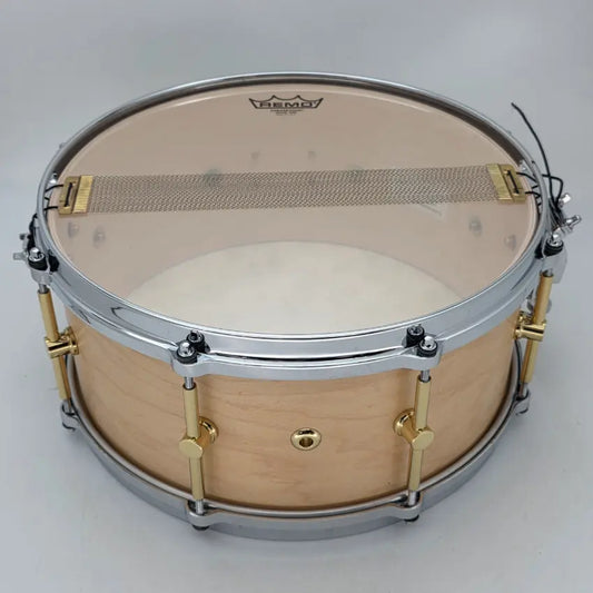 Used Canopus The Maple Snare Drum 14x6.5 Natural Oil - Very Good - Drum Center Of Portsmouth