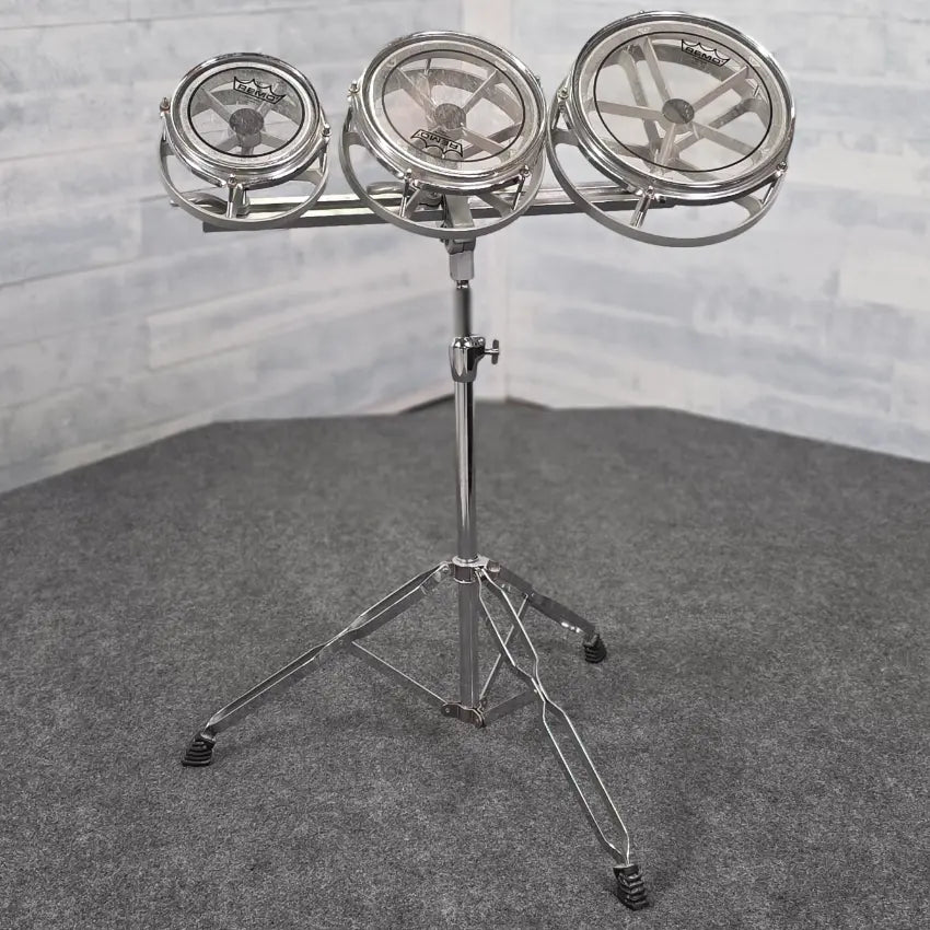 Used Roto Toms 6, 8, 10 with Stand - Good - Drum Center Of Portsmouth