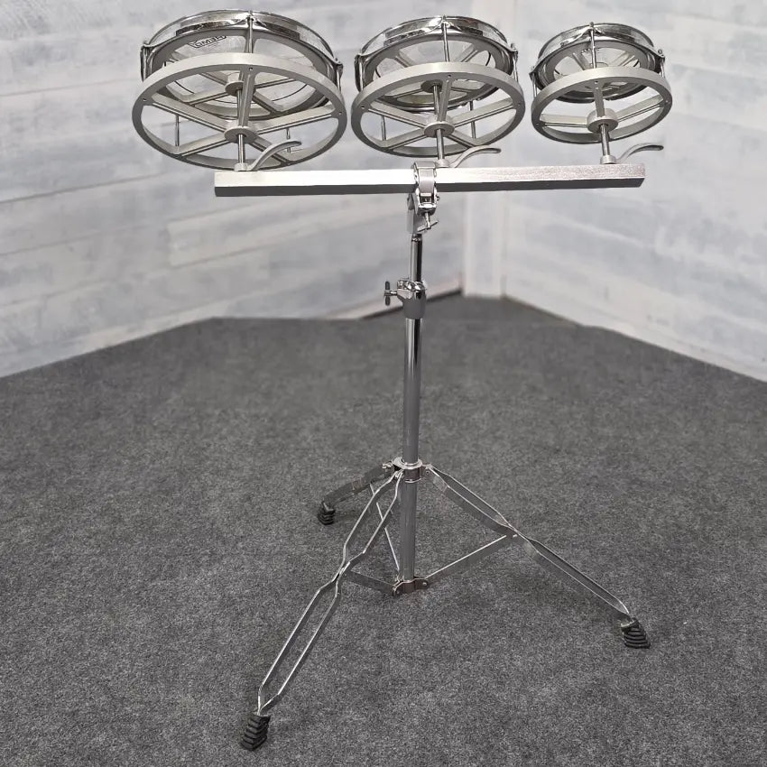 Used Roto Toms 6, 8, 10 with Stand - Good - Drum Center Of Portsmouth