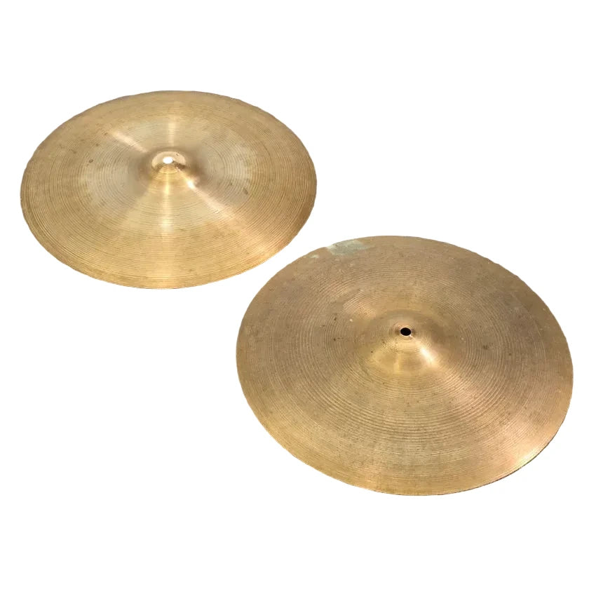 Used Vintage Zildjian A Hi Hat Cymbals 16" - Good - Drum Center Of Portsmouth