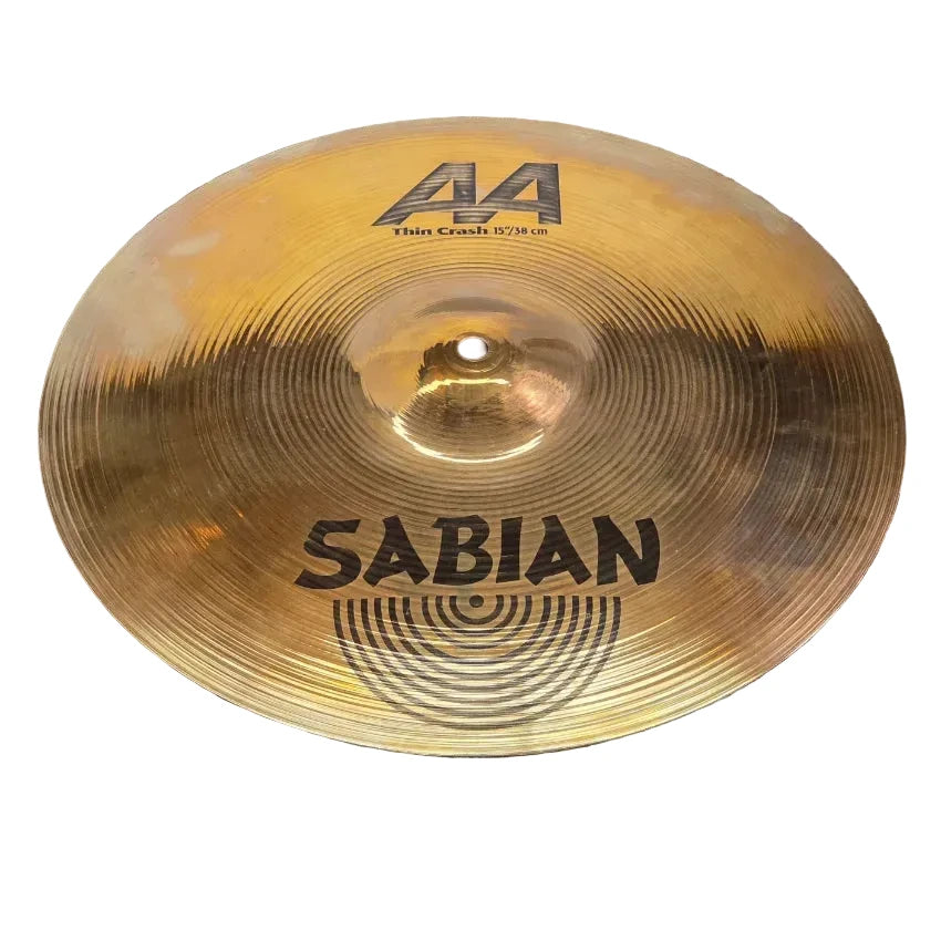 Used Sabian AA Thin Crash Cymbal 15 - Good - Drum Center Of Portsmouth