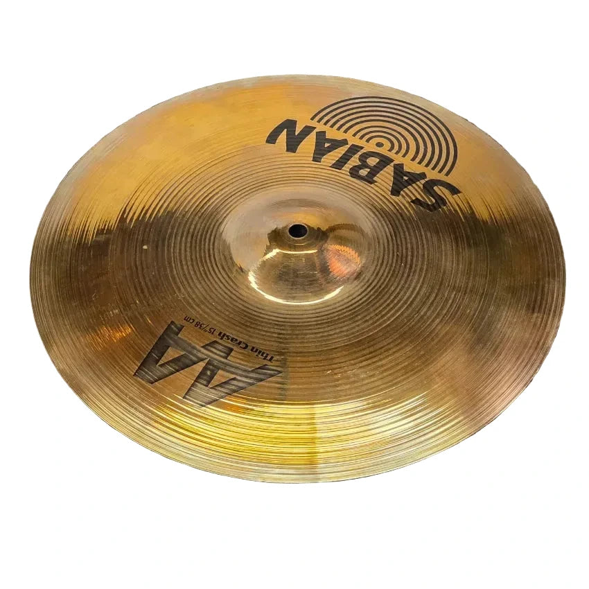 Used Sabian AA Thin Crash Cymbal 15 - Good - Drum Center Of Portsmouth