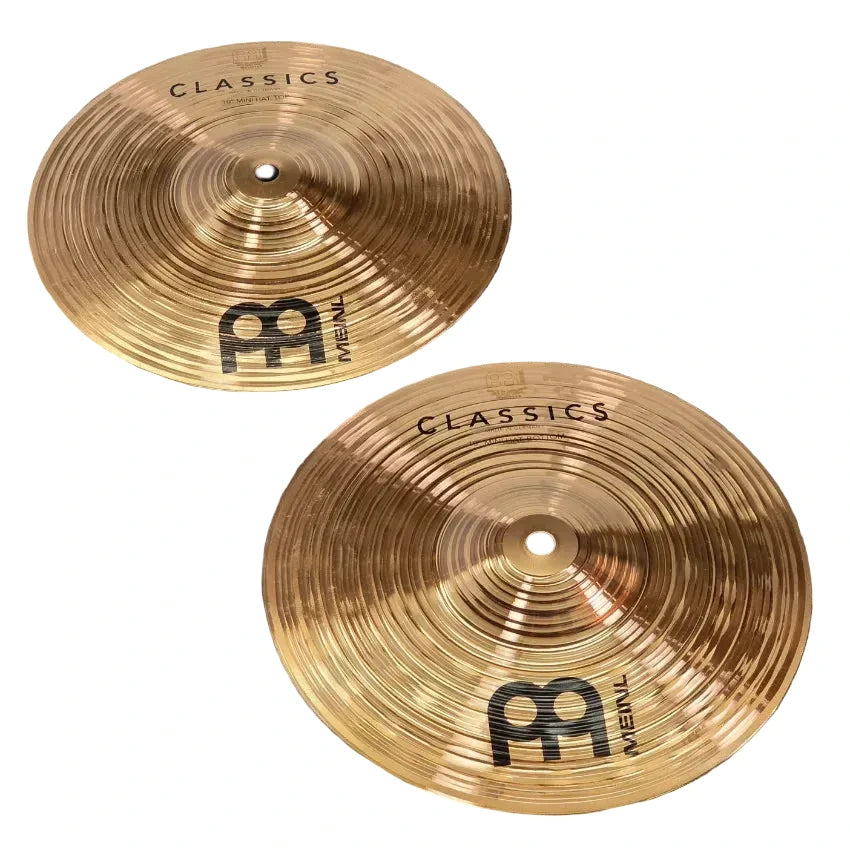 Used Meinl Classics Mini Hi Hat Cymbals 10" - Good - Drum Center Of Portsmouth