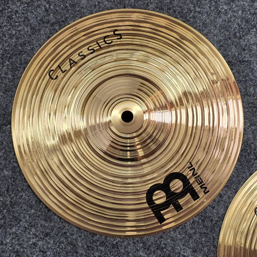 Used Meinl Classics Mini Hi Hat Cymbals 10" - Good - Drum Center Of Portsmouth