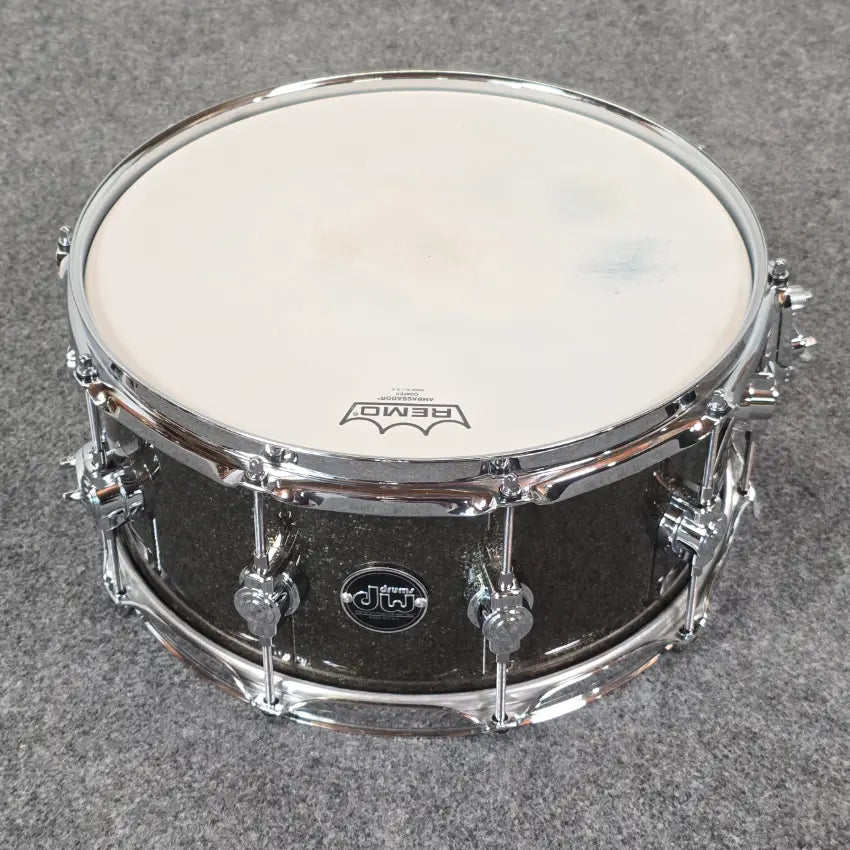 Used DW Performance 6pc Drum Set Pewter Sparkle w/Enduro Hard Cases - Very Good - Drum Center Of Portsmouth