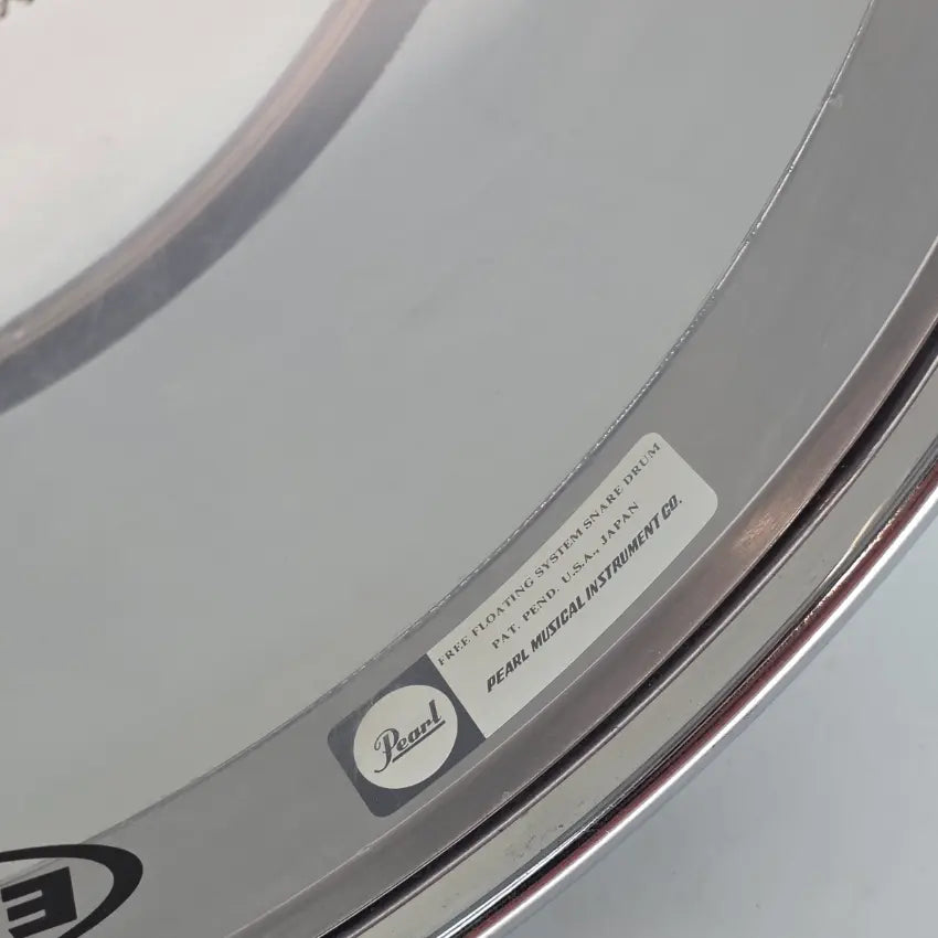 Used Pearl Steel Free Floating Snare Drum 14x6.5 - Very Good - Drum Center Of Portsmouth