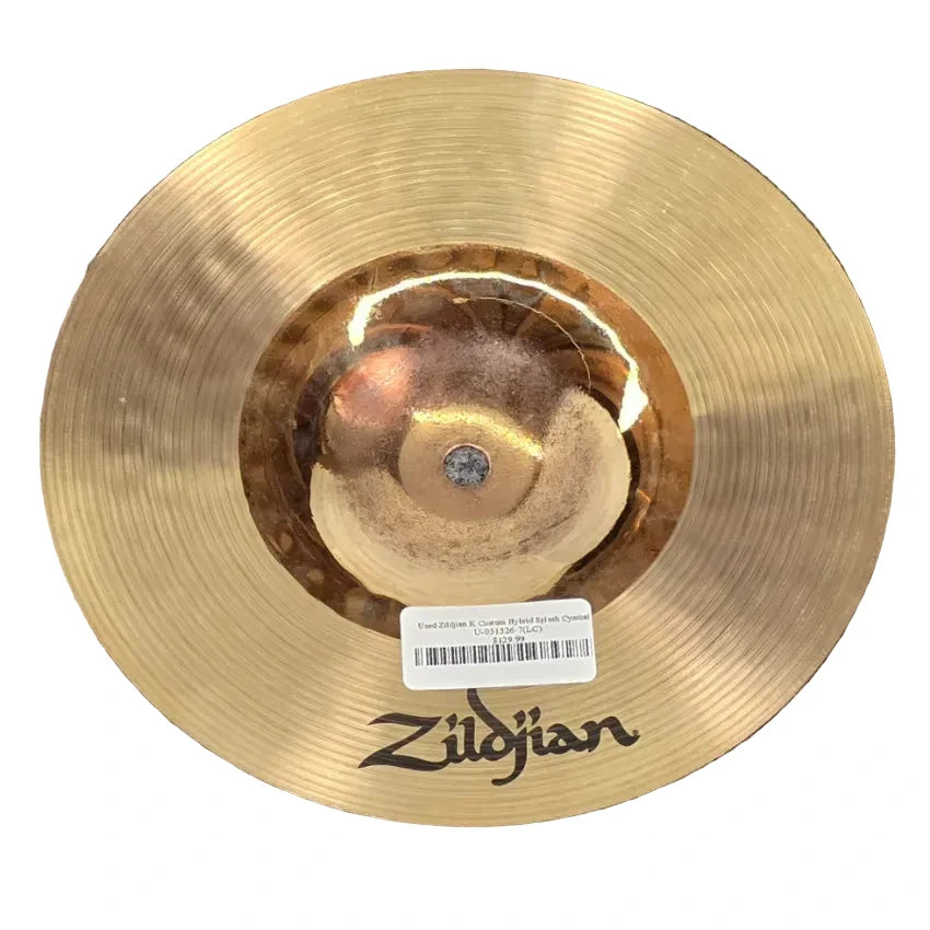 Used Zildjian K Custom Hybrid Splash Cymbal 9 - Good - Drum Center Of Portsmouth
