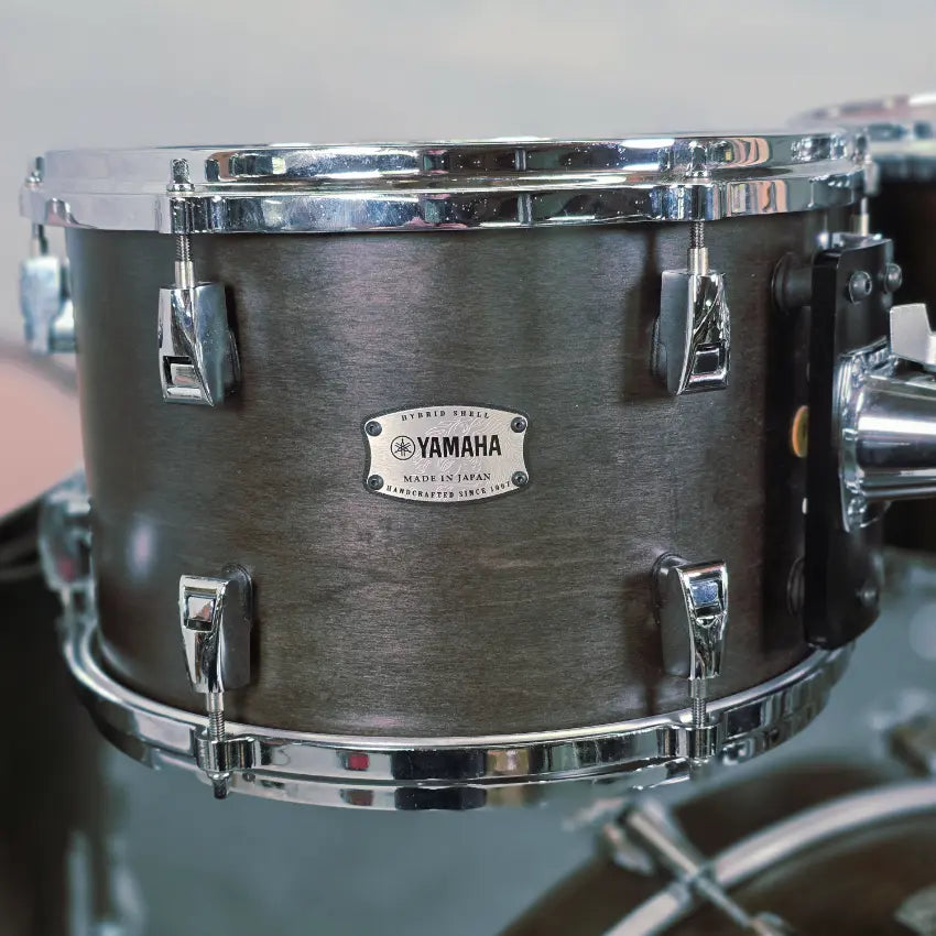 Used Yamaha PHX 5pc Drum Set Charcoal 22/10/12/14/16 Matte Black - Very Good - Drum Center Of Portsmouth