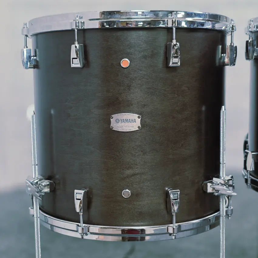 Used Yamaha PHX 5pc Drum Set Charcoal 22/10/12/14/16 Matte Black - Very Good - Drum Center Of Portsmouth