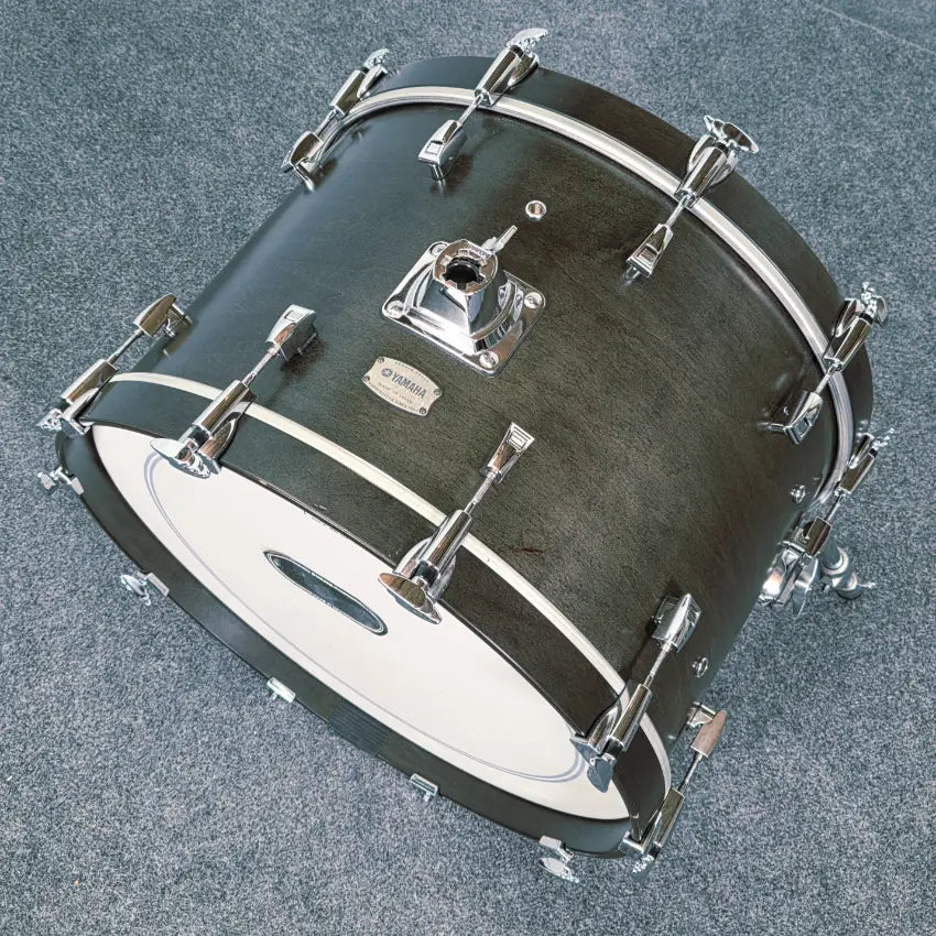 Used Yamaha PHX 5pc Drum Set Charcoal 22/10/12/14/16 Matte Black - Very Good - Drum Center Of Portsmouth