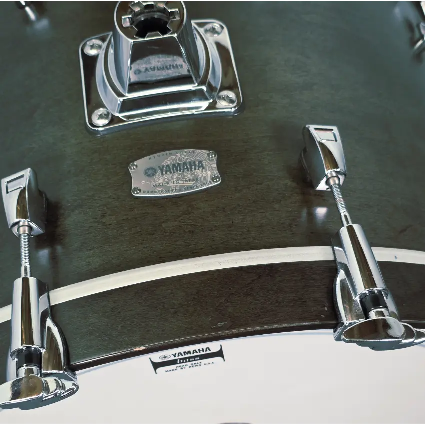 Used Yamaha PHX 5pc Drum Set Charcoal 22/10/12/14/16 Matte Black - Very Good - Drum Center Of Portsmouth