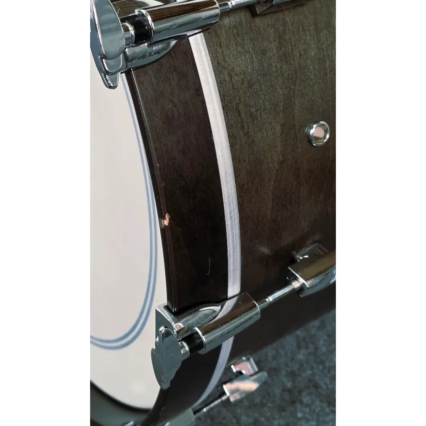 Used Yamaha PHX 5pc Drum Set Charcoal 22/10/12/14/16 Matte Black - Very Good - Drum Center Of Portsmouth