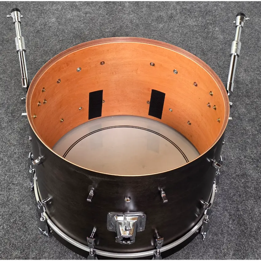Used Yamaha PHX 5pc Drum Set Charcoal 22/10/12/14/16 Matte Black - Very Good - Drum Center Of Portsmouth