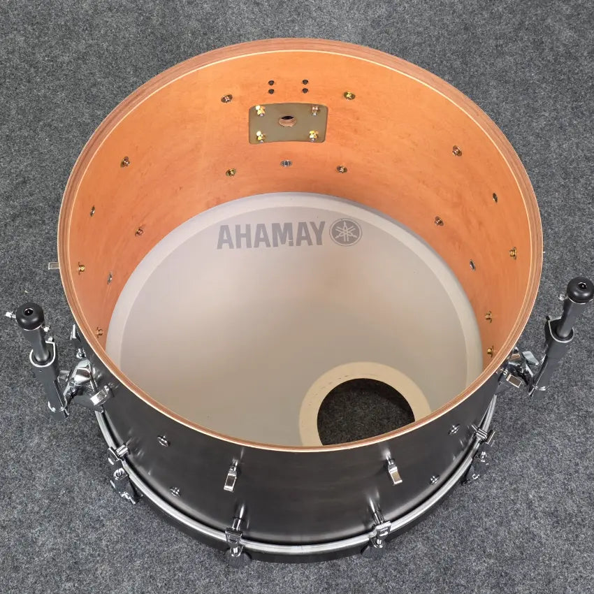 Used Yamaha PHX 5pc Drum Set Charcoal 22/10/12/14/16 Matte Black - Very Good - Drum Center Of Portsmouth