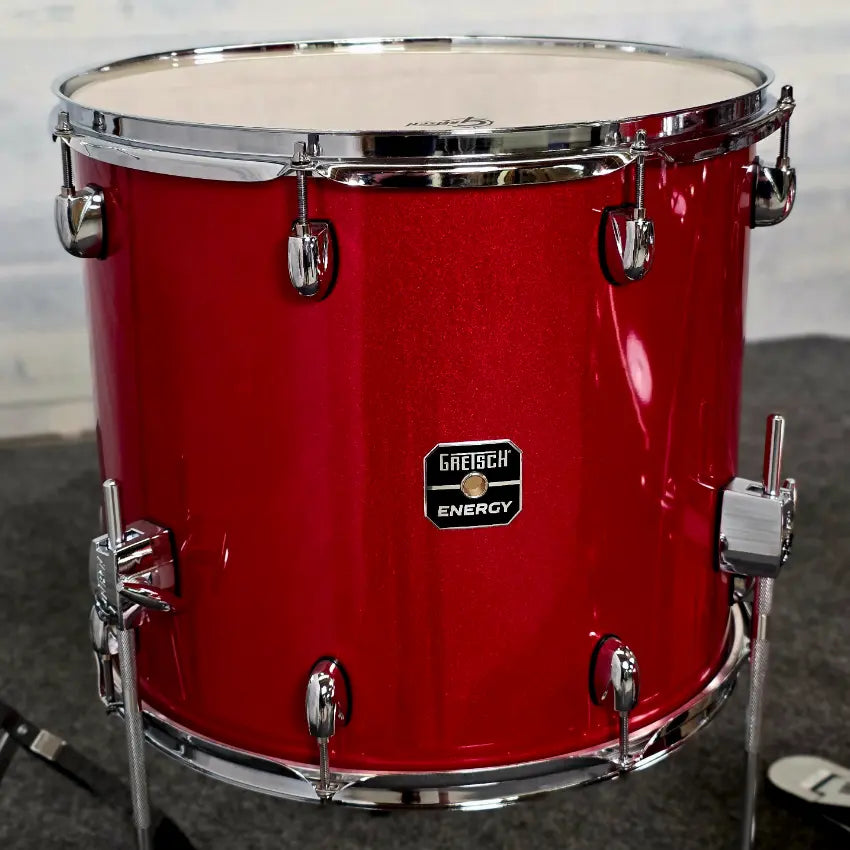 Used Gretsch Energy 5pc Drum Set w/Hardware Candy Apple Sparkle - Very Good - Drum Center Of Portsmouth