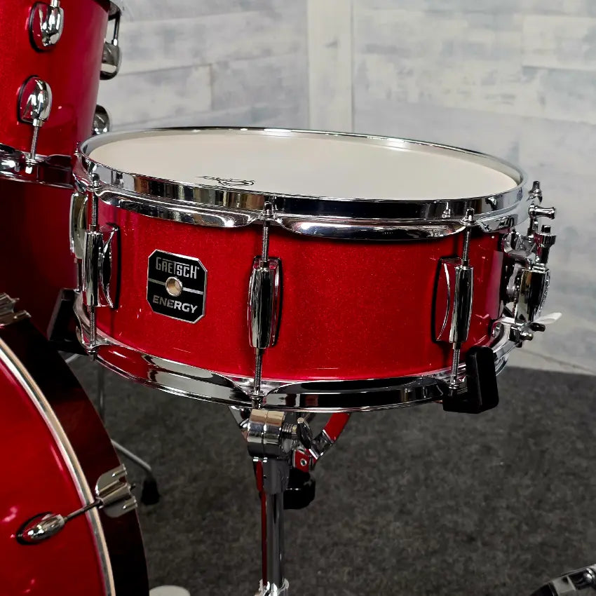 Used Gretsch Energy 5pc Drum Set w/Hardware Candy Apple Sparkle - Very Good - Drum Center Of Portsmouth