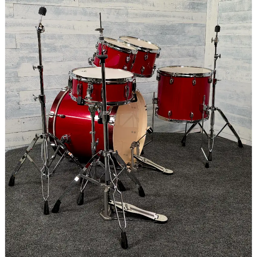 Used Gretsch Energy 5pc Drum Set w/Hardware Candy Apple Sparkle - Very Good - Drum Center Of Portsmouth