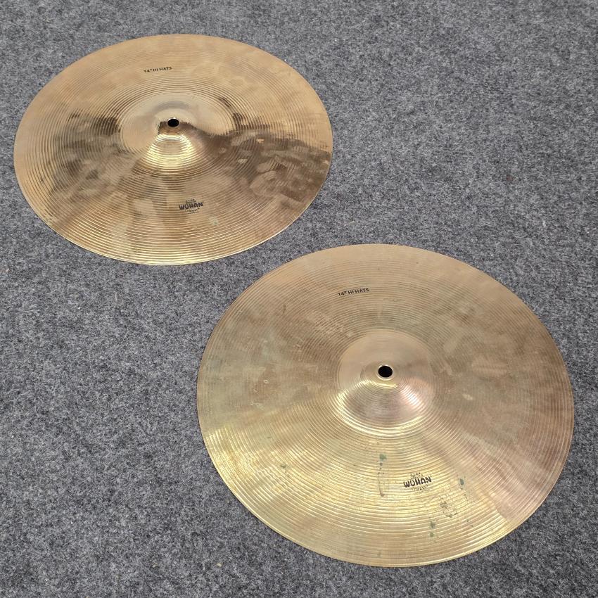 Used Wuhan Hi Hat Cymbals 14" - Good - Drum Center Of Portsmouth