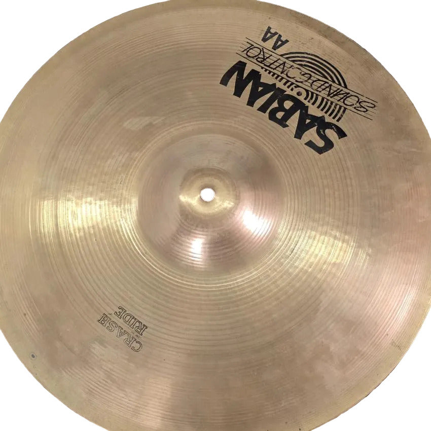 Used Sabian AA Sound Control Crash Ride Cymbal 18" - Good - Drum Center Of Portsmouth