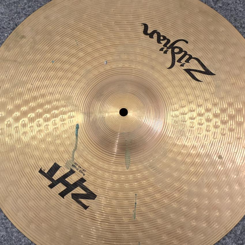 Used Zildjian ZHT Rock Crash Cymbal 18" - Fair - Drum Center Of Portsmouth