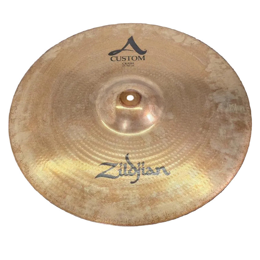 Used Zildjian A Custom Crash 19 - Good - Drum Center Of Portsmouth