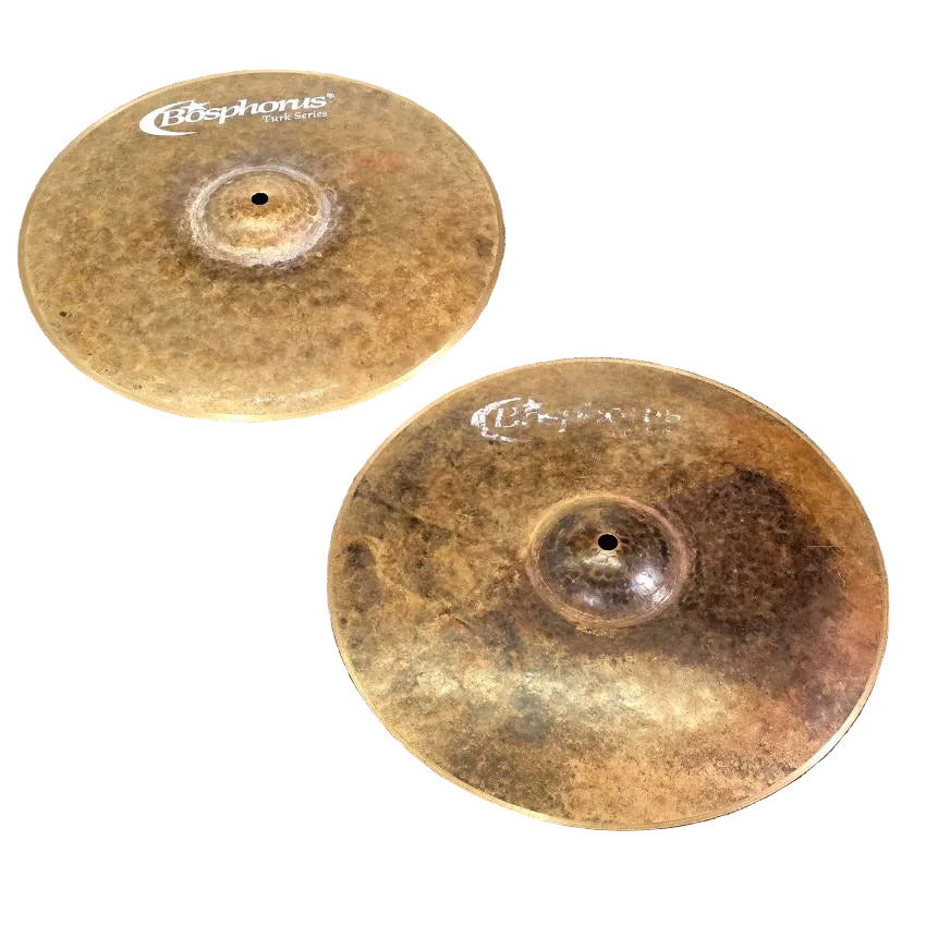 Used Bosphorus Turk Hi Hat Cymbals 14" - Good - Drum Center Of Portsmouth