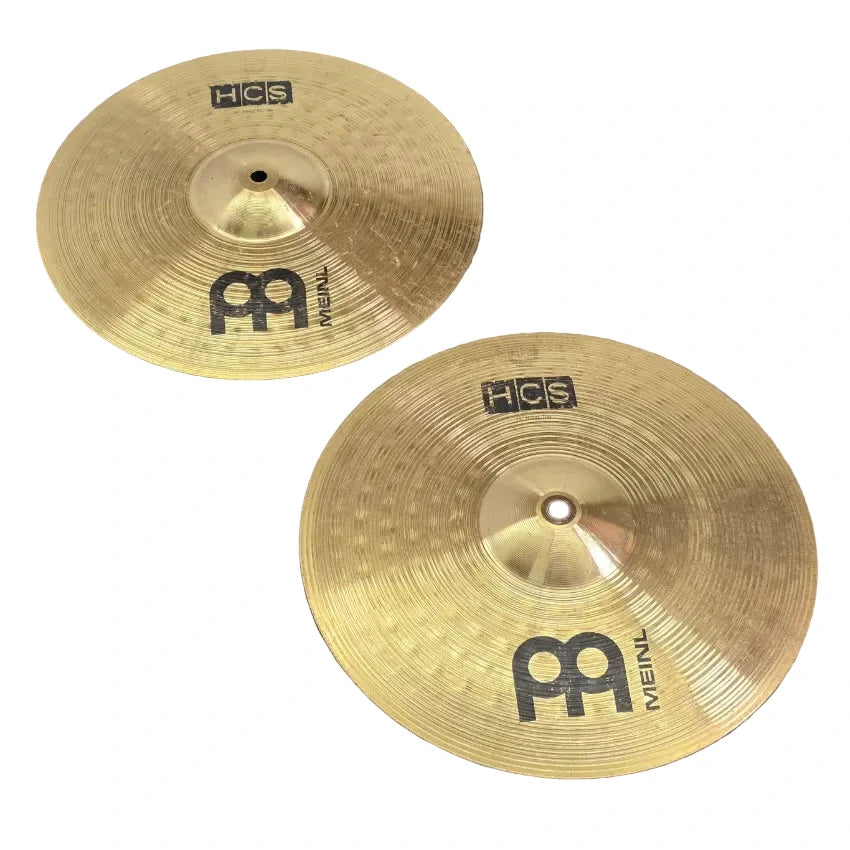 Used Meinl HCS Hi Hat Cymbals 14" - Fair - Drum Center Of Portsmouth