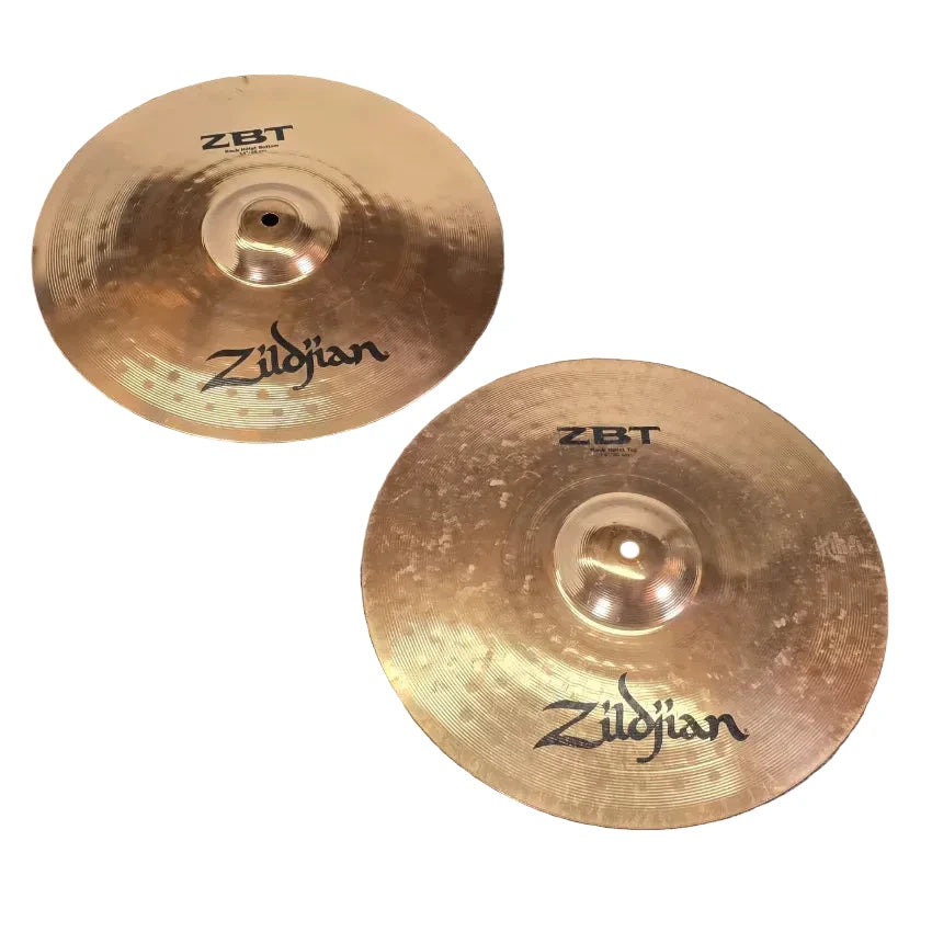 Used Zildjian ZBT Rock Hi Hat Cymbals 14" - Good - Drum Center Of Portsmouth
