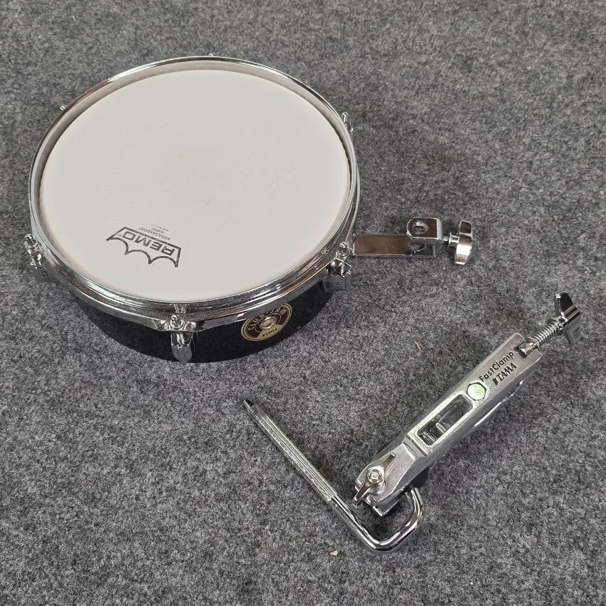Used Tama Club Jam Pancake 4pc Drum Set Hairline Black - Good - Drum Center Of Portsmouth