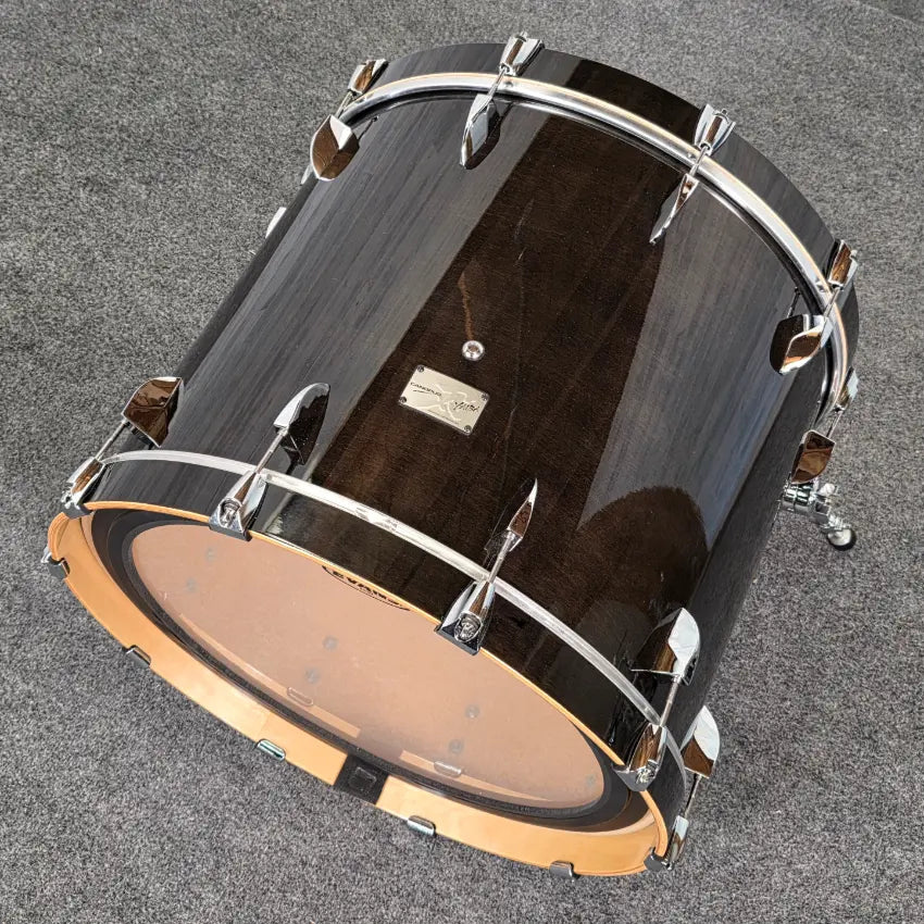 Used Canopus Yaiba 4pc Groove Drum Set Ebony Lacquer - Excellent - Drum Center Of Portsmouth