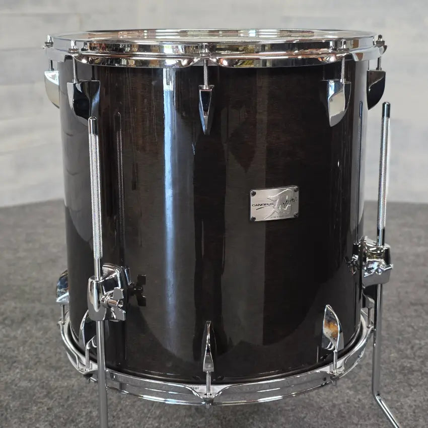 Used Canopus Yaiba 4pc Groove Drum Set Ebony Lacquer - Excellent - Drum Center Of Portsmouth
