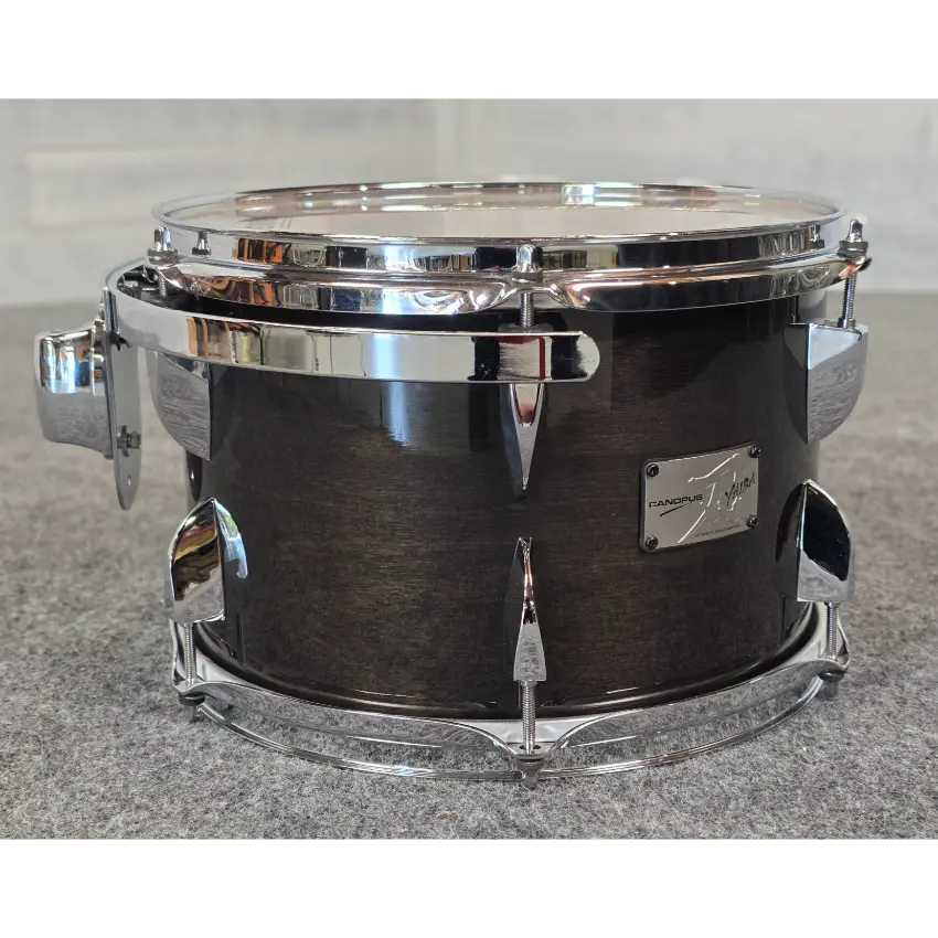 Used Canopus Yaiba 4pc Groove Drum Set Ebony Lacquer - Excellent - Drum Center Of Portsmouth