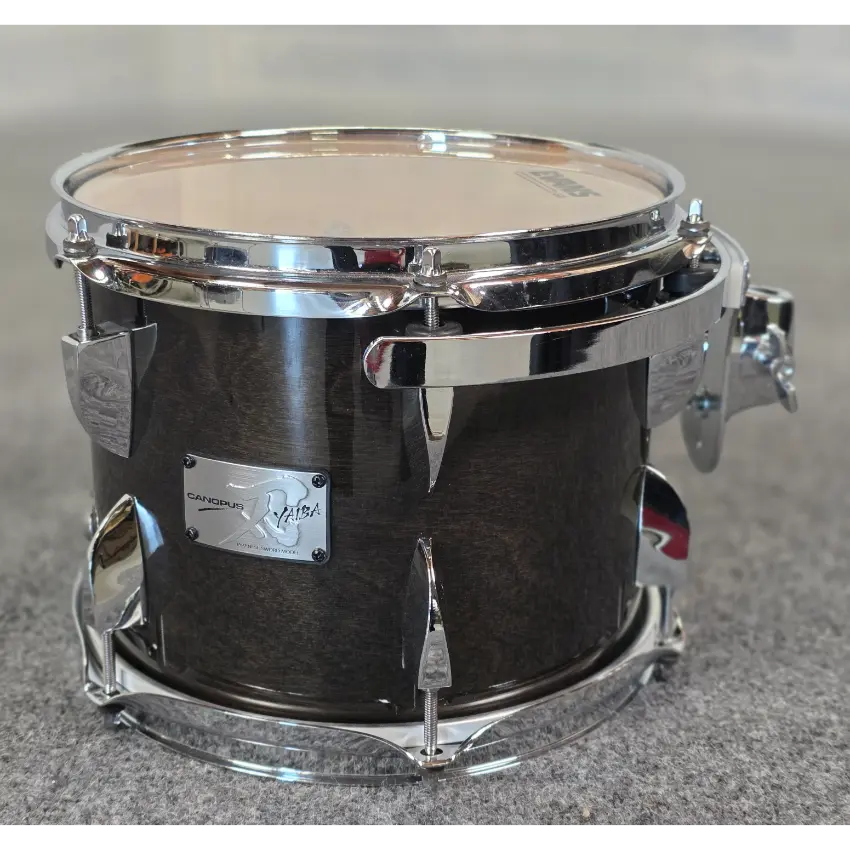 Used Canopus Yaiba 4pc Groove Drum Set Ebony Lacquer - Excellent - Drum Center Of Portsmouth