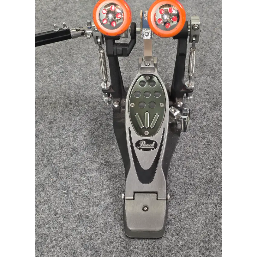 Used Pearl PowerShifter Eliminator Belt-Drive Double Bass Drum Pedal - Very Good - Drum Center Of Portsmouth