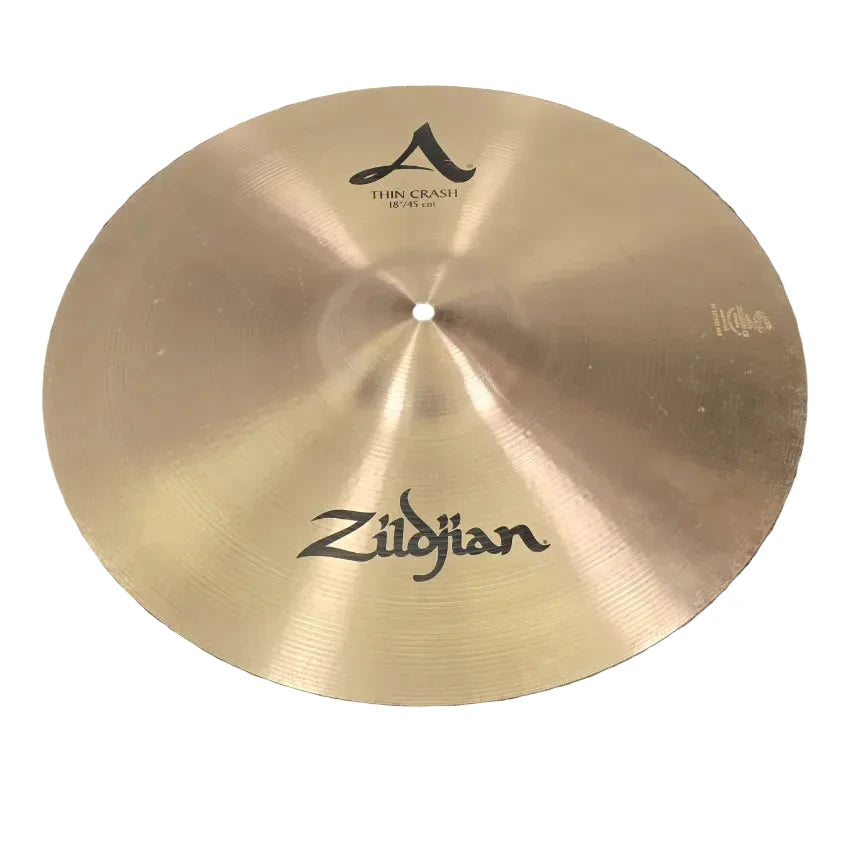 Used Zildjian A Thin Crash Cymbal 18 - Very Good - Drum Center Of Portsmouth
