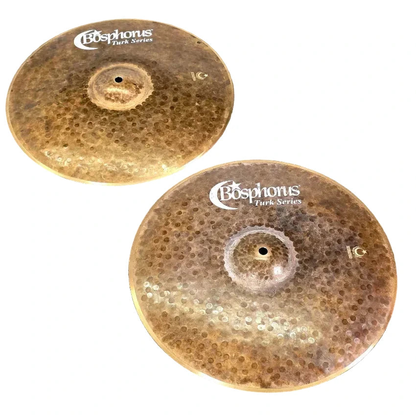 Used Bosphorus Turk Hi Hat Cymbals 15" - Very Good - Drum Center Of Portsmouth