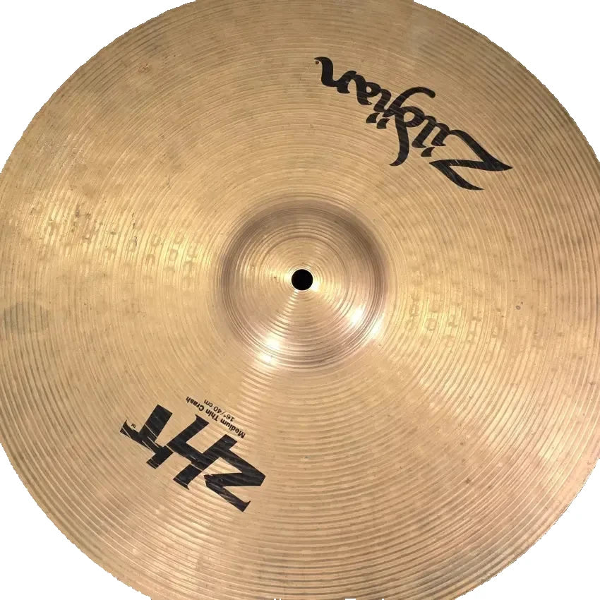 Used Zildjian ZHT Medium Thin Crash Cymbal 16" - Fair - Drum Center Of Portsmouth