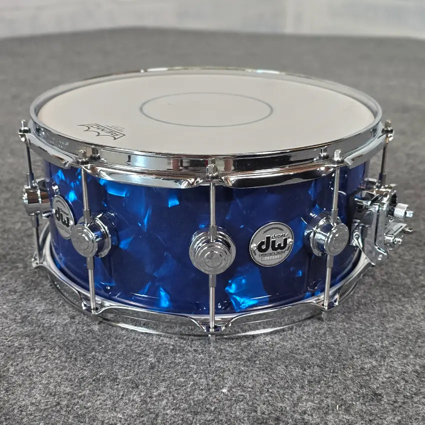 Used DW Collectors VLT 333 Maple 7pc Drum Set Blue Moonstone - Very Good - Drum Center Of Portsmouth