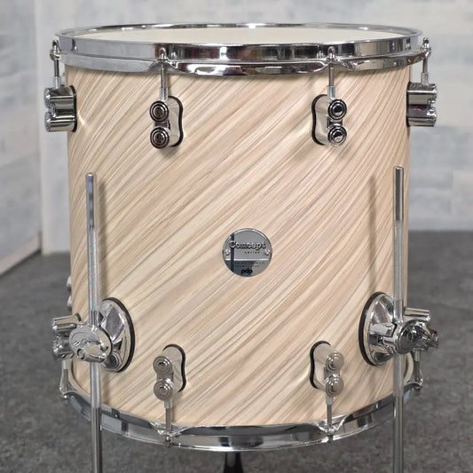 Used PDP Concept Maple 3pc Bop Drum Set Twisted Ivory - Good - Drum Center Of Portsmouth