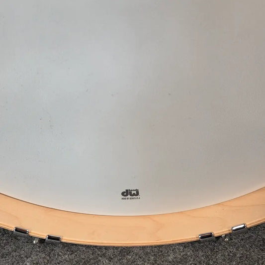 Used DW Collectors VLT 333 Maple Bass Drum 20x18 Blue Glass - Very Good - Drum Center Of Portsmouth