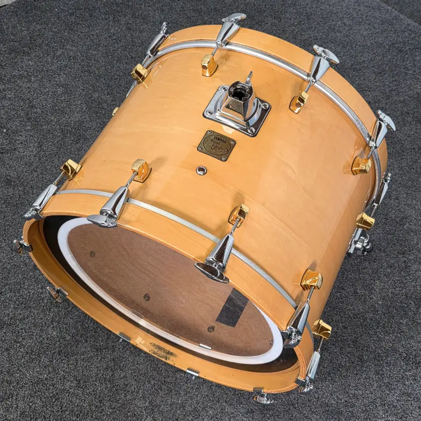Used Yamaha Maple Custom Drum Set Natural Gloss w/ Gold HW MIJ - Very Good - Drum Center Of Portsmouth