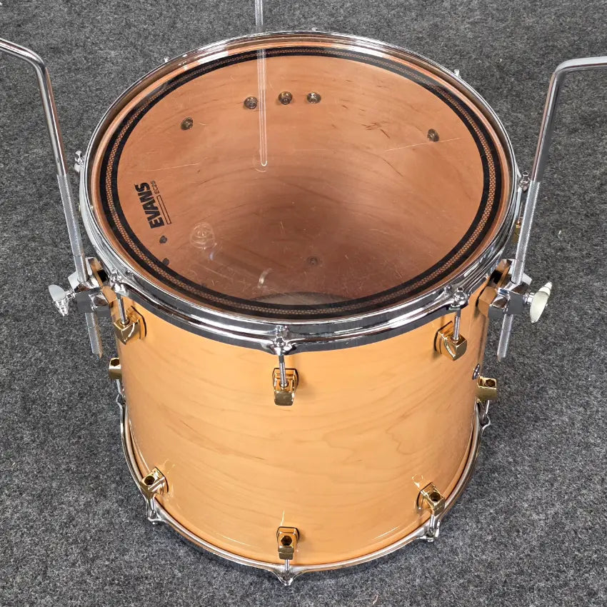 Used Yamaha Maple Custom Drum Set Natural Gloss w/ Gold HW MIJ - Very Good - Drum Center Of Portsmouth