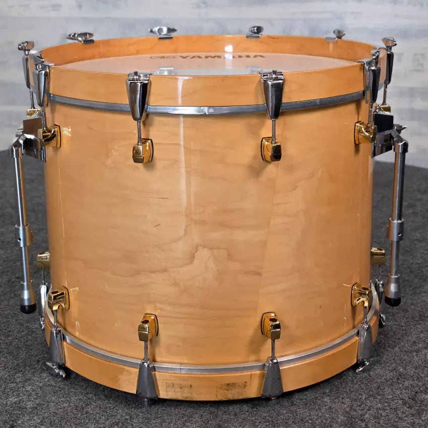 Used Yamaha Maple Custom Drum Set Natural Gloss w/ Gold HW MIJ - Very Good - Drum Center Of Portsmouth