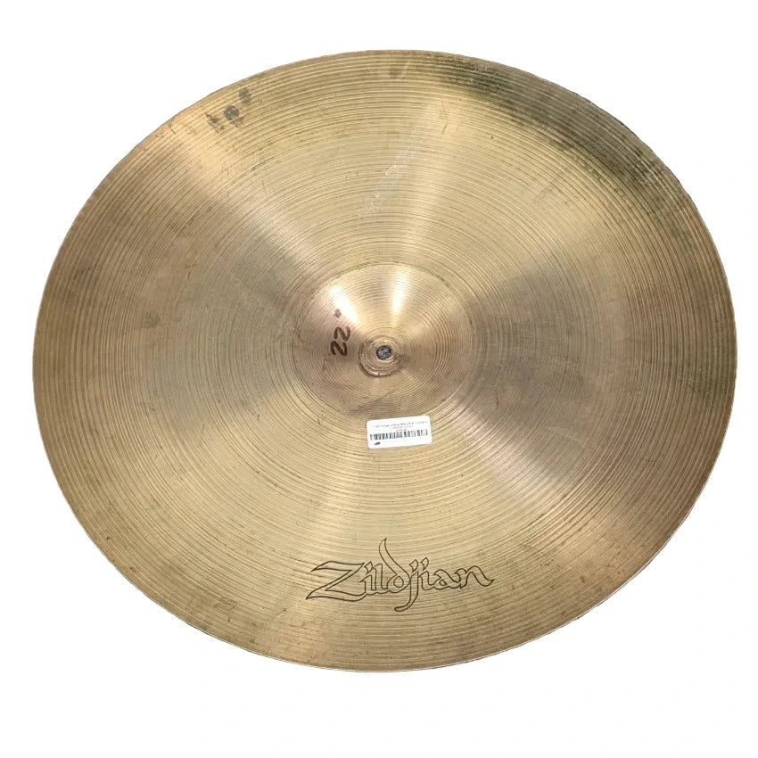 Used Vintage Zildjian Heavy Ride Cymbal 22" - Fair - Drum Center Of Portsmouth