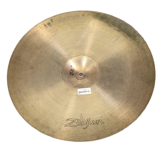 Used Vintage Zildjian Heavy Ride Cymbal 22" - Fair - Drum Center Of Portsmouth