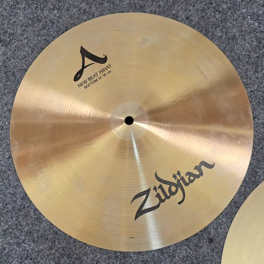 Used Zildjian New Beat Hi Hat Cymbals 14" - Good - Drum Center Of Portsmouth