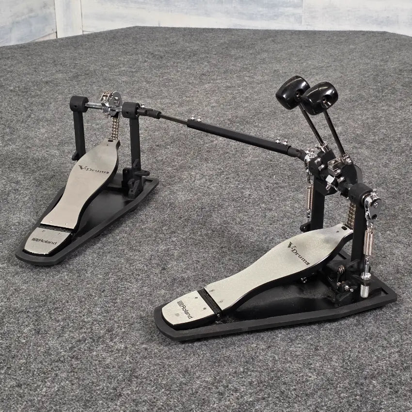 Used Roland RDH-102A Double Bass Drum Pedal - Good - Drum Center Of Portsmouth