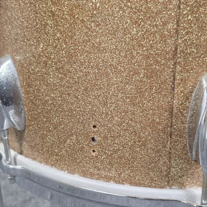 Used Vintage Gretsch Floor Tom 16x16 Champagne Sparkle - Good - Drum Center Of Portsmouth